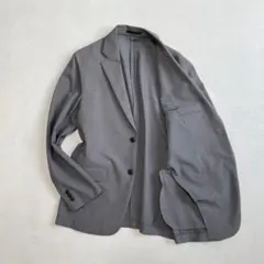 極美品 近年モデル UNIQLO 感動ジャケット グレー L メンズ