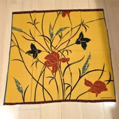 ヴィンテージ JUNKO KOSHINO シルク100% 大判スカーフ 花柄