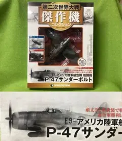 第二次世界大戦傑作機 N39①新品 アメリカ陸軍 戦闘機 P-47サンダーボルトのサムネイル