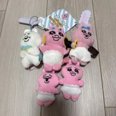 おぱんちゅうさぎ、んぽちゃむ ぬいぐるみセット