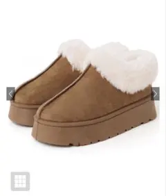 GRL 厚底ムートンショートブーツ