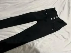 GYDA　ハイウエストウエストクロススキニーデニムパンツのサムネイル