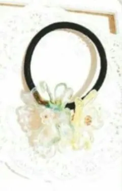 【クリアーカラー】三点セット【イエロー♡黄緑♡ブルー♡薄紫ヘアゴム