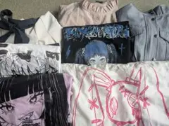 地雷系サブカル系まとめ売り服20点！小物付き