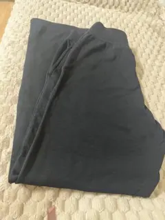 UNIQLO ユニクロ　ウォームフリースストレートパンツ　ブラック　S　裏起毛