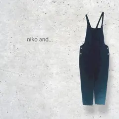 【niko and...】　サロペット　オーバーオール　アウトドア　キャンプ