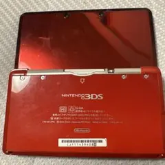 3DS レッド 本体 カセット付き