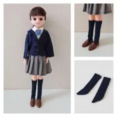 〈4〉リカちゃん タイツ風 オフホワイト /ハンドメイド 4〉リカちゃん タイツ風 オフホワイト /ハンドメイド