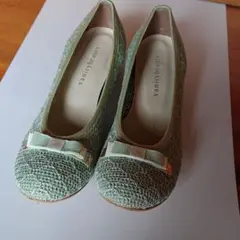 春色 パンプス 24㎝