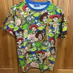 ディズニー　トイストーリー　総柄　Tシャツ　Mサイズ