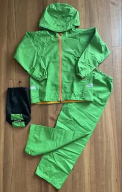 モンベル mont-bell☆レインウエア上下セット　キッズ130