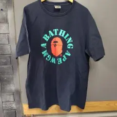 A Bathing Ape ／クロップドTシャツ Sサイズ ネイビー - メルカリ