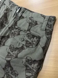 モーテル　MOTEL白雪姫柄タイトスカート　ミリタリーチノスカートマニッシュ