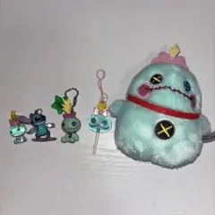 スクランプ スティッチ まとめ売り めじるしアクセサリー ぬいぐるみ
