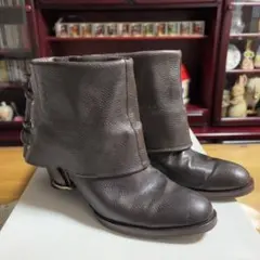 本革 日本製 chypre ダークブラウン ブーツ