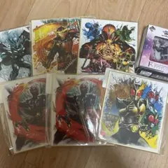 仮面ライダー 色紙セット　おまけつき