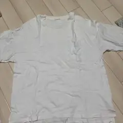 ホワイト Tシャツ ポケット付き GU