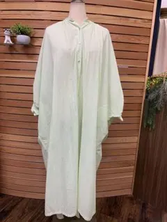 スタジオクリップストライプ ロングシャツワンピース