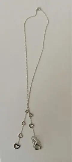 Folli Follie フォリフォリ ハートネックレス　Y字　925 シルバー