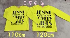 SISTER JENNI 長袖Tシャツ 120cm イエロー ロンＴ ジェニー