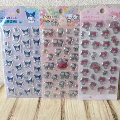 Sanrio サンリオ ぷくっとシール 3種類・計3枚
