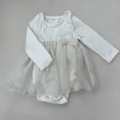 新品H&M ベビードレス ホワイト チュール