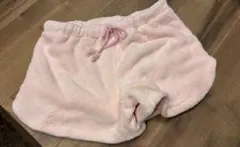 ピンク フリース ルームウェアショーツ