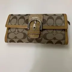 COACH シグネチャー 長財布（チェックブック付）定価¥45,000