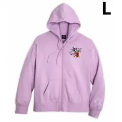 ディズニー 100th ミッキーマウス パーカー フーディ ジップアップ 刺繍