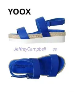 【JeffreyCampbell】厚底レザーサンダル　EU38(24.5cm)のサムネイル