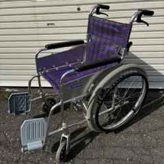 カワムラサイクル KR801N-S-R 自走式車椅子 ノーパンクタイヤ - メルカリ