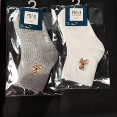 POLO Baby 靴下 くま 2足セット