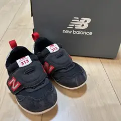 ニューバランス　New balance 黒　赤　キッズ　ベビー　スニーカ 14