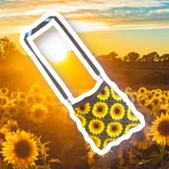 ひまわり モチーフ かぎ針編み ハンドメイド ショルダーバッグ