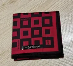 Yves Saint Laurent チェック柄ハンカチ