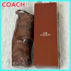 ほぼ未使用　COACH コーチ　水筒カバー　ペットボトルケース　箱付き　ブラウンのサムネイル