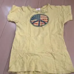 DENIM DUNGAREE Tシャツ イエロー 星条旗柄のサムネイル