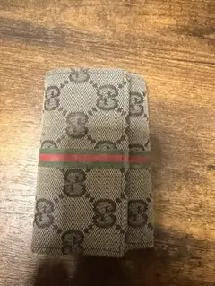 GUCCI グッチ GGキャンバス キーケース 6連 ゴールド金具 レディース