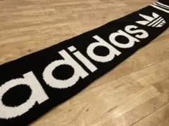 アディダス　マフラー　黒