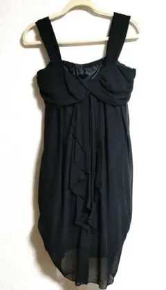 【黒色】パーティードレス　膝上