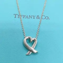 極美品✨️　ティファニー　ラビングハート　ネックレス　925 シルバー