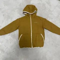 new balance フード付きダウンコート ブラウン