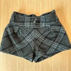 【GU】チェック柄 ショートパンツ 110