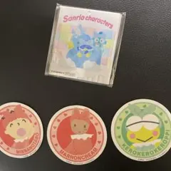 サンリオ ロッカーキー型 コースター シナモン ハンギョドン タキシードサム