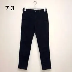 GU スリムストレッチチノパンツ　73 ブラック