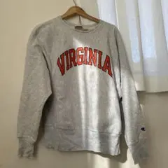 古着　Champion VIRGINIAトレーナー Mサイズ グレー