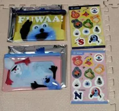 スシロー　 スンスン クリアポーチ＆シール