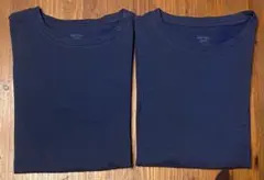 ユニクロ キッズ 極暖EXTRA WARM ヒートテック長袖 紺2枚セット150