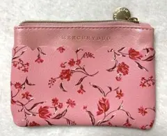 MERCURYDUO 花柄マルチティッシュポーチ ピンク