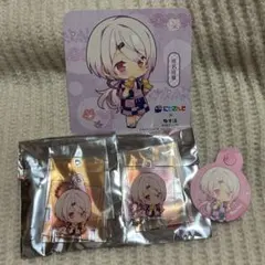 にじさんじ×極楽湯 椎名唯華 コースター➕トレーディング銭湯錠風キーホルダー×2